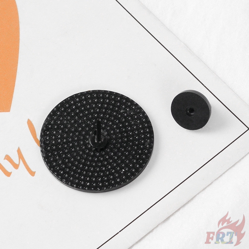 Ghim cài áo hình mèo tráng men đen