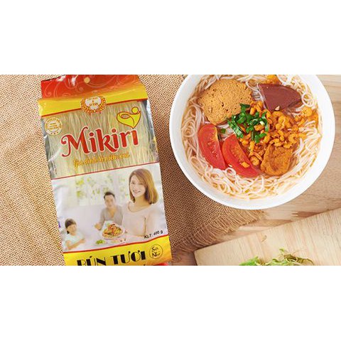 Bún Tươi Mikiri - Bún Khô Sợi Nhỏ, Sợi Lớn 400gr