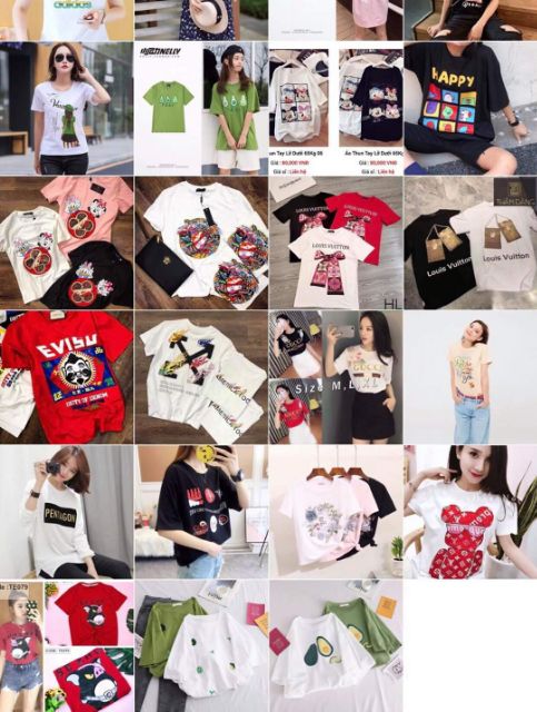 Áo thun ngắn tay ♥️ FREE SHIP ♥️ Áo thun 3d siêu cute