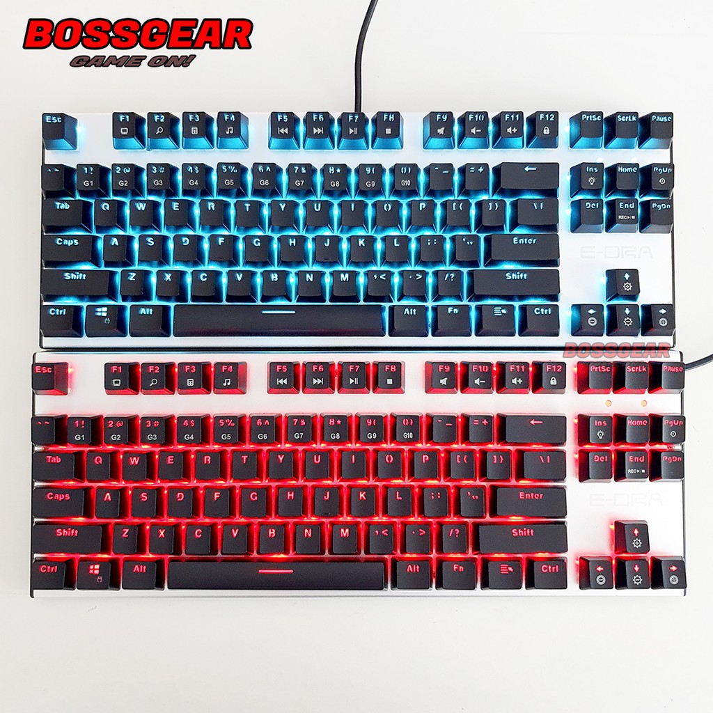 Bàn phím cơ E-DRA EK3087 TKL ( LED đỏ, BLue-Red-Brown Switch, Bảo hành 2 năm )