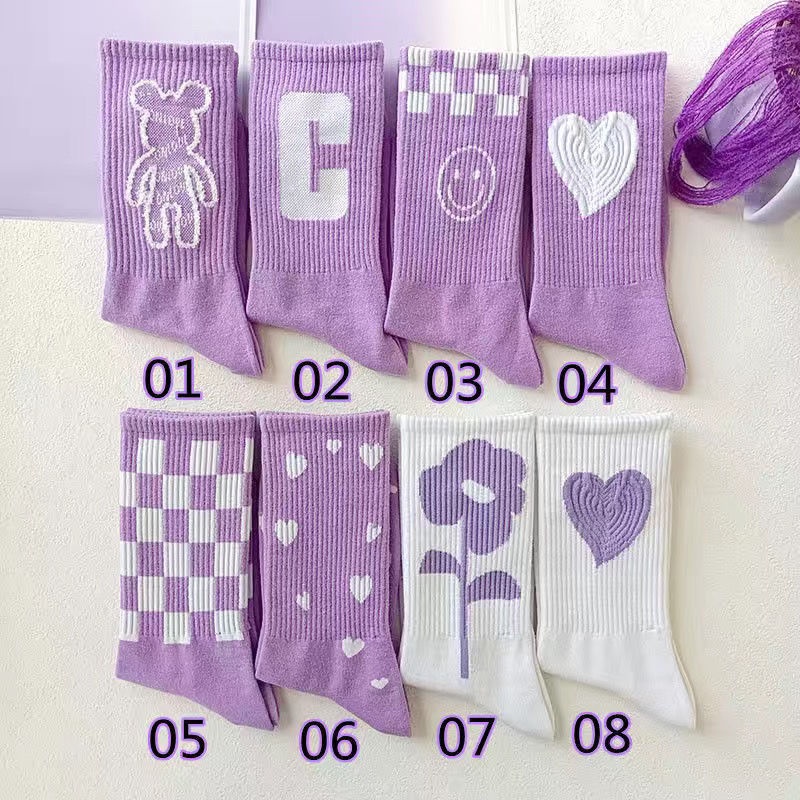 Vớ Thể Thao Thời Trang Thu Đông Dễ Thương Cho Nữ