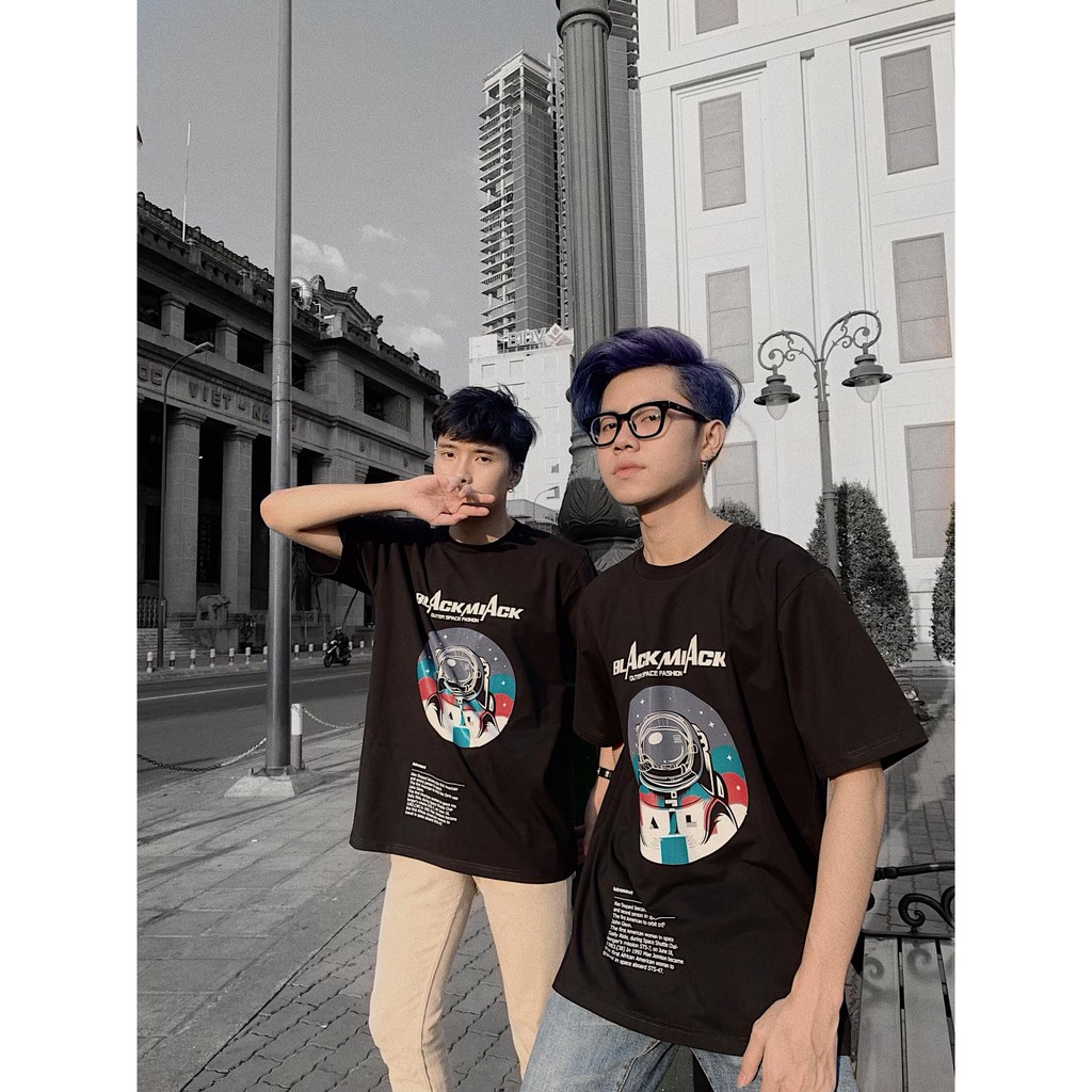 ÁO PHI HÀNH GIA ASTRONAUT - Áo thun cotton BLACKMIACK - Thun form rộng Unisex