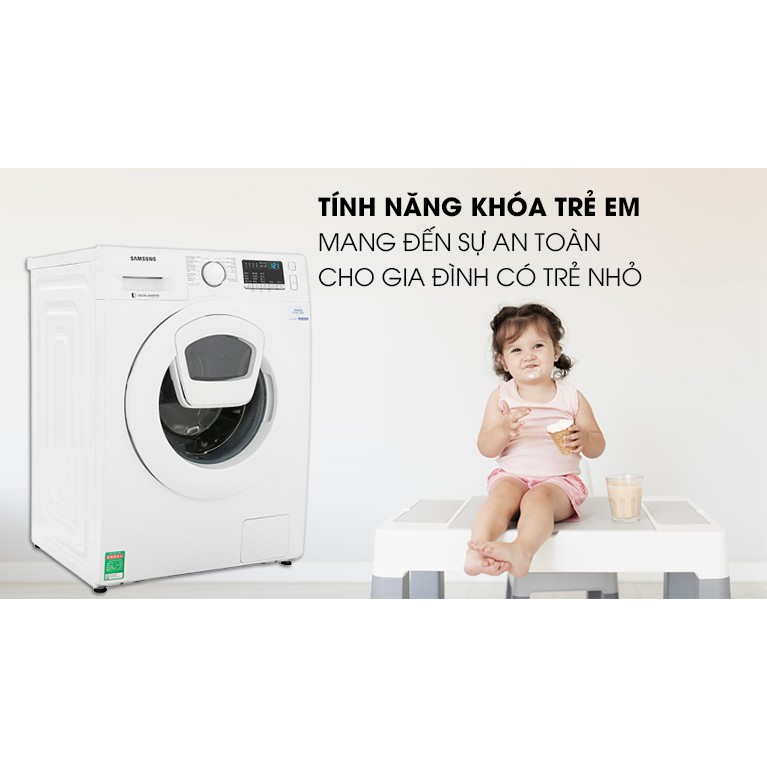 Máy giặt Samsung Addwash Inverter 9 Kg WW90K44G0YW/SV (Miễn phí giao tại HCM-ngoài tỉnh liên hệ shop)