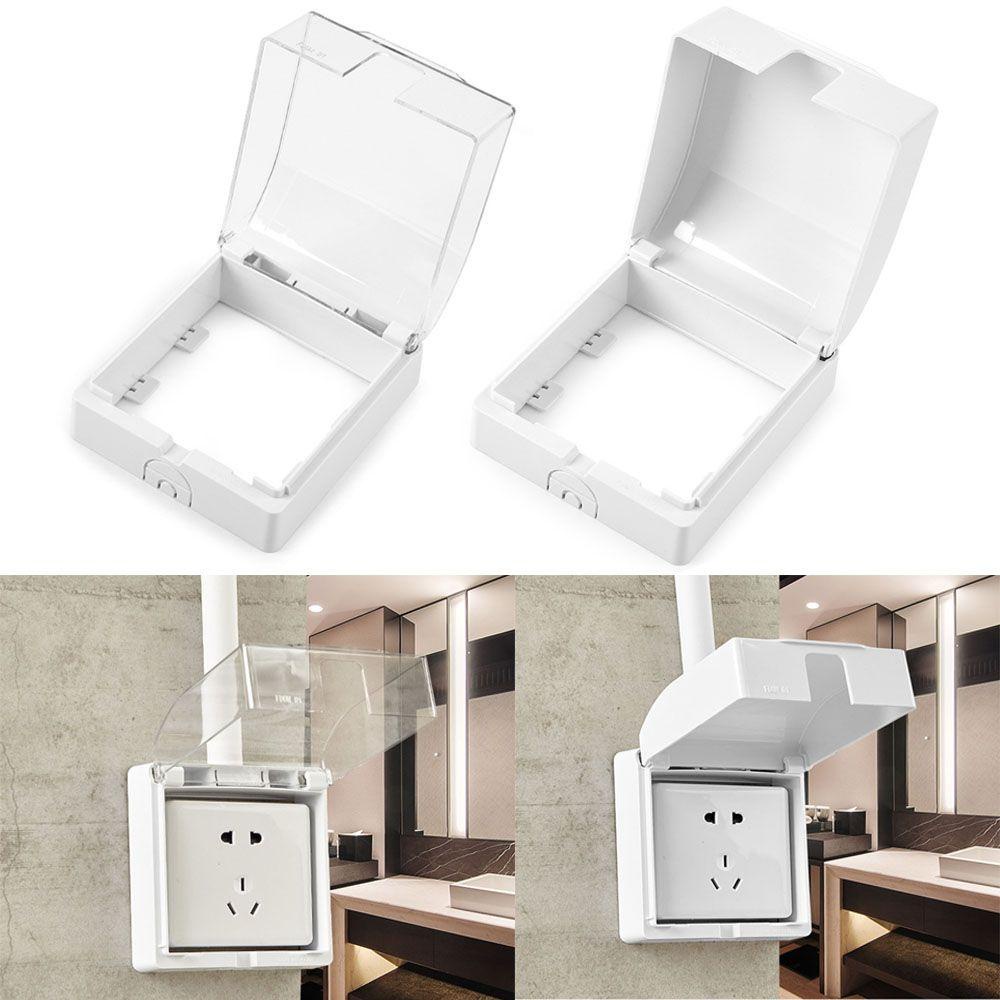 1 Nắp Đậy Ổ Cắm Điện Gắn Tường Chống Văng Bảo Vệ An Toàn