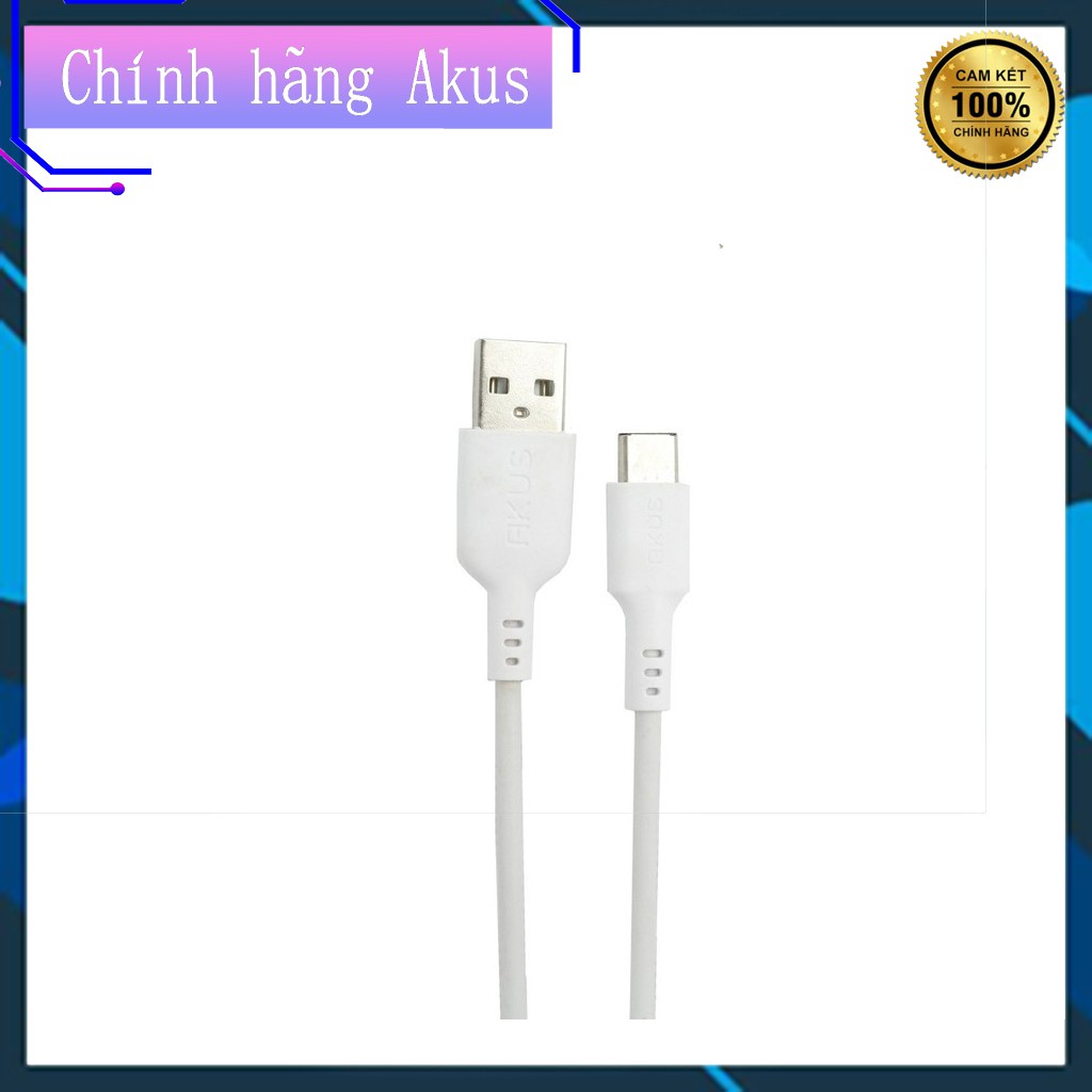 Cáp Sạc TypeC Dành Cho Android/iPad D104 1m Chính Hãng Akus
