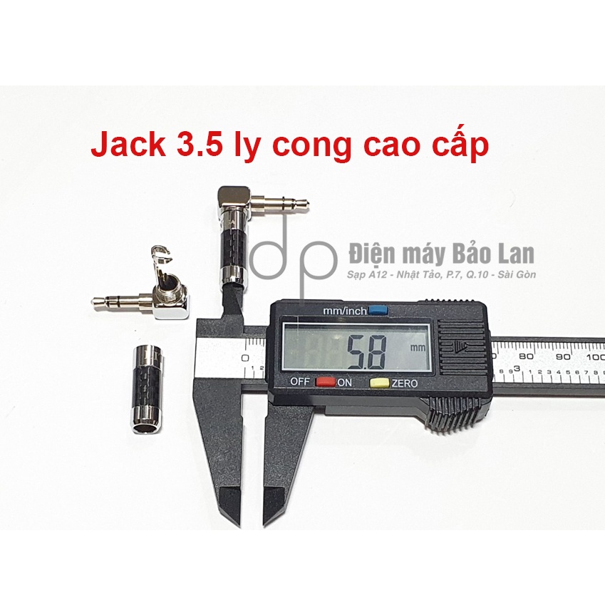 Jack 3,5 ly cong cao cấp