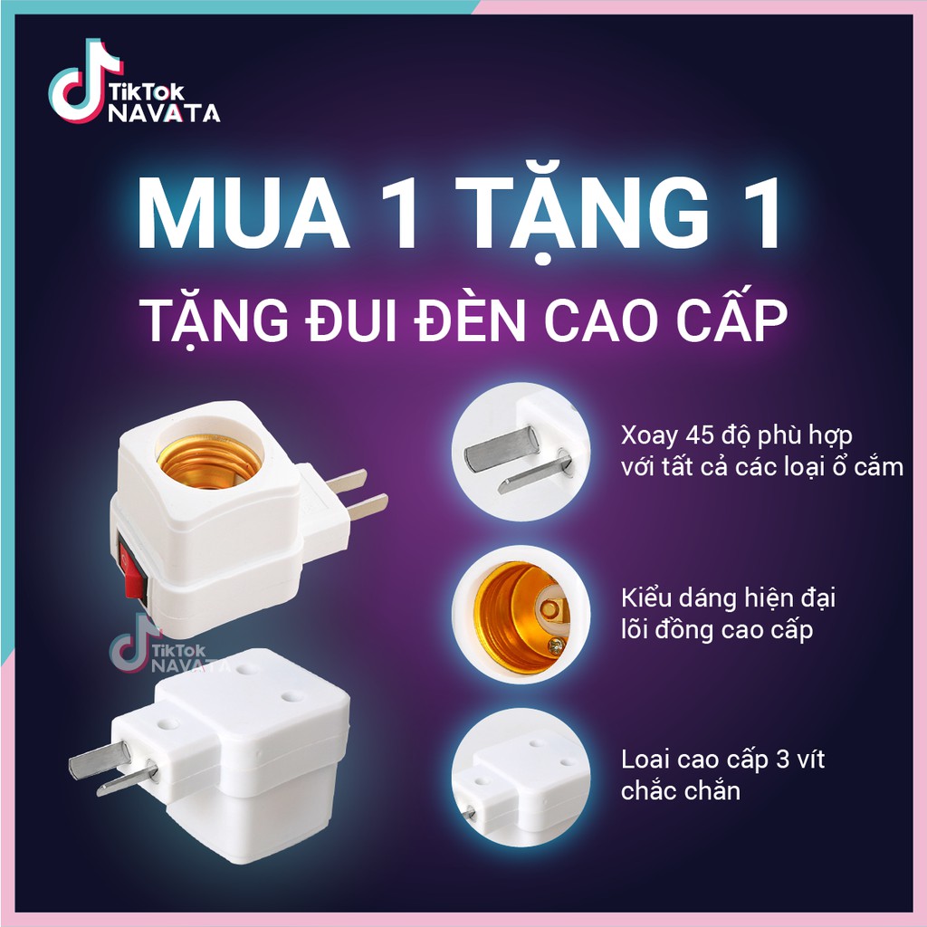 [Đèn Led TikTok] loại đèn tím hồng 3w 7w 9w - Chuyên quay TikTok loại tốt nhất bảo hành 24 tháng