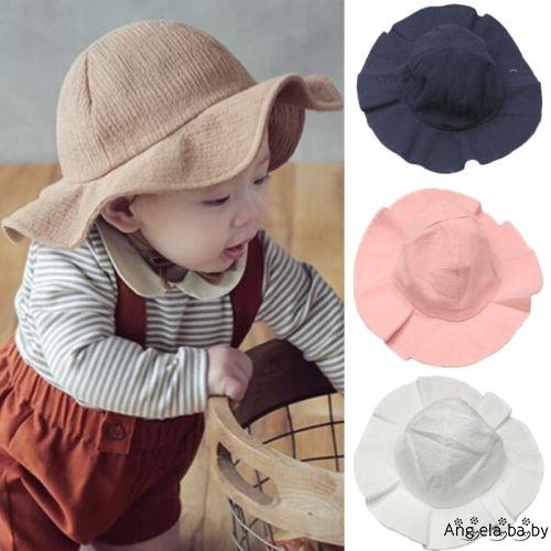 Mũ tai bèo cotton chống nắng thời trang mùa hè cho bé