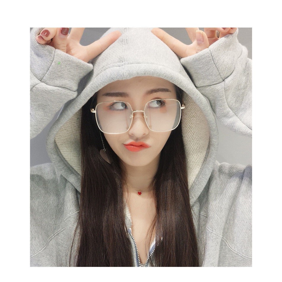 Mắt kính thời trang Eyes Light T5239 gọng kính cận kim loại mắt vuông hot trend