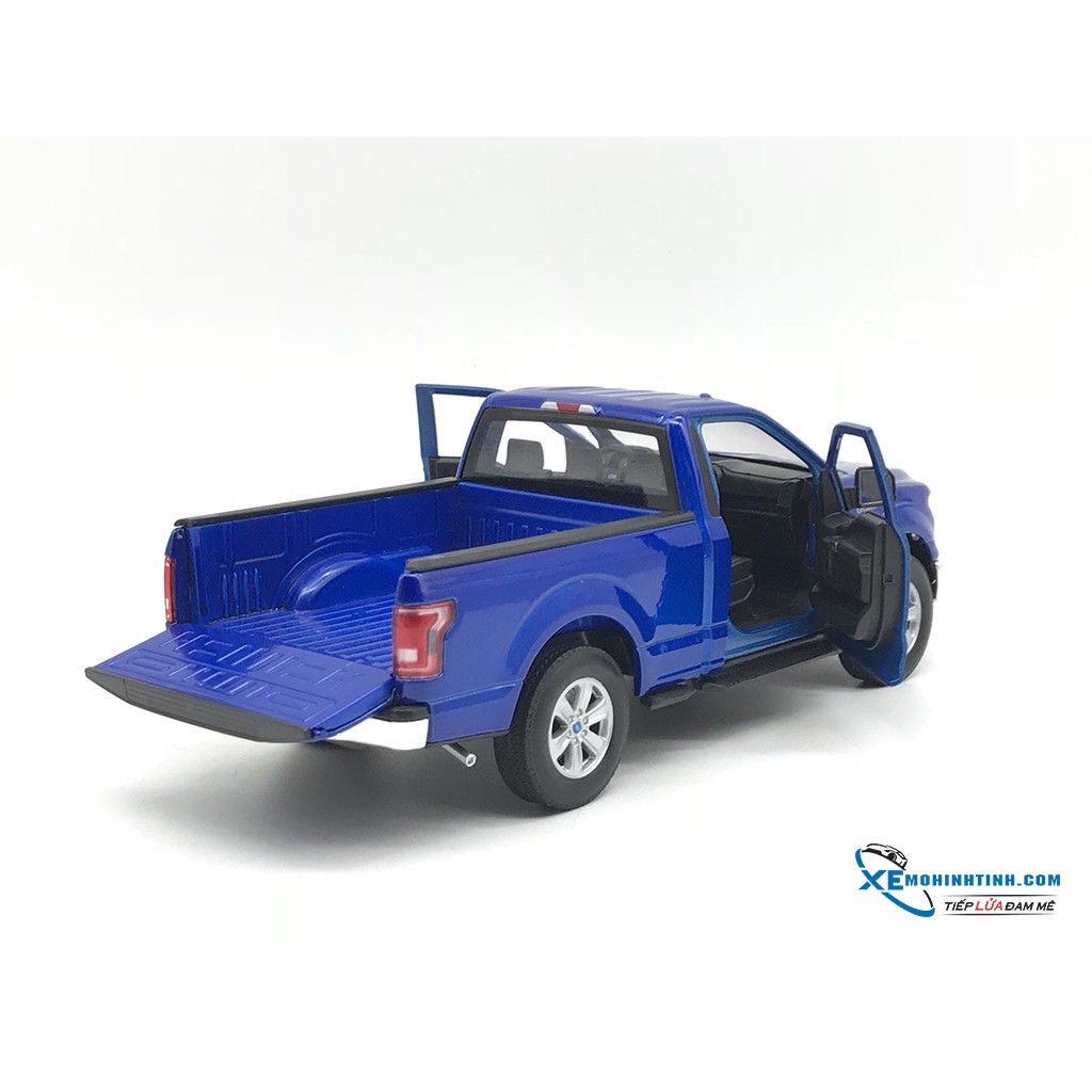 Xe Mô Hình Ford F-150 2015 1:24 Welly ( Xanh Dương  )