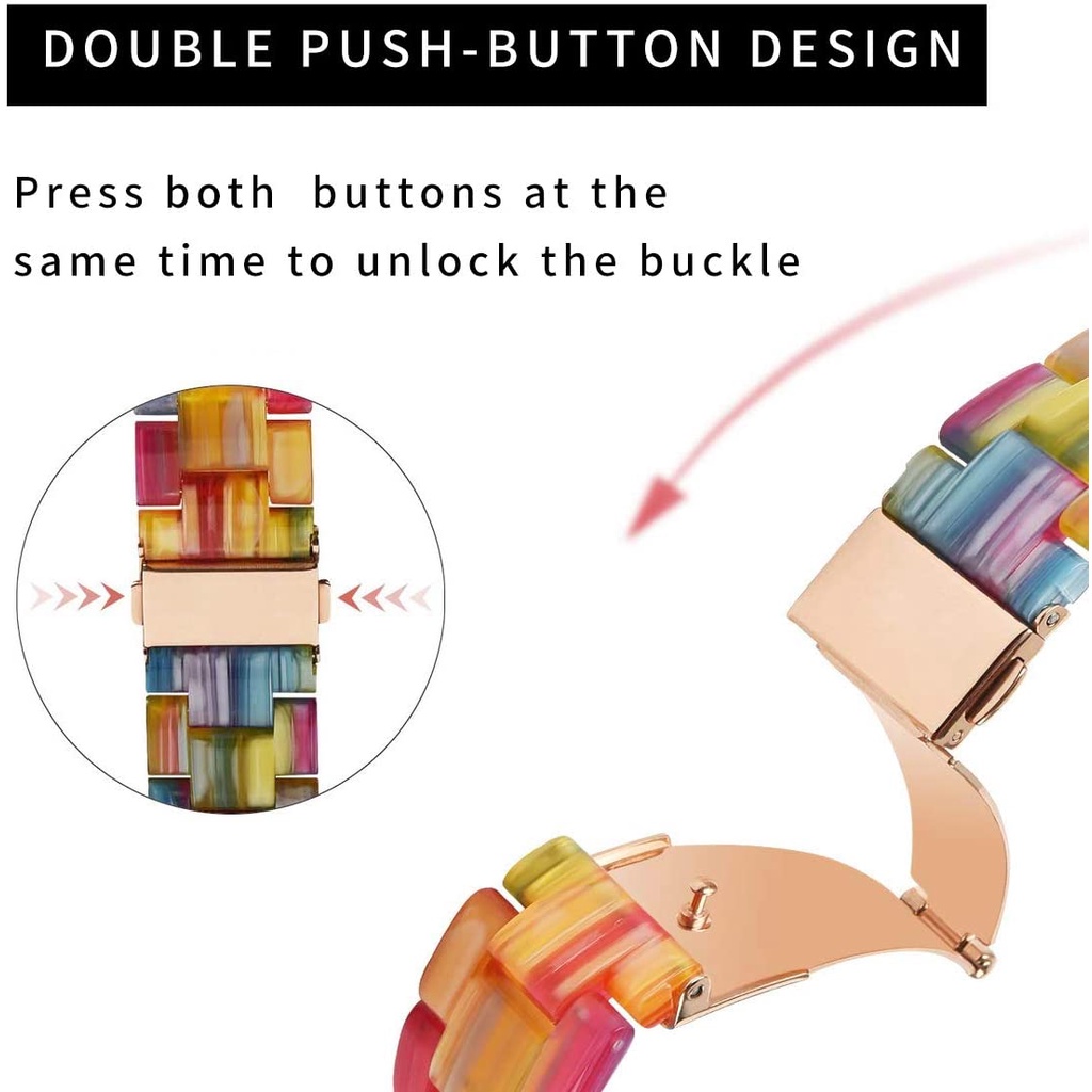 Dây Đeo Nhựa Thời Trang Cho Đồng Hồ Thông Minh samsung galaxy active 2 44mm 40mm