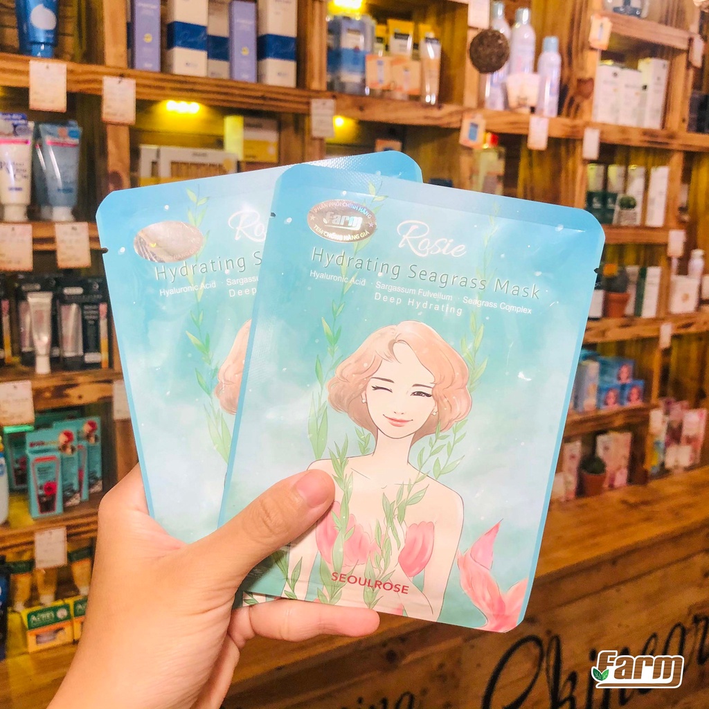 Mặt Nạ Dưỡng Ẩm Chiết Xuất Cỏ Biển Rosie 25g