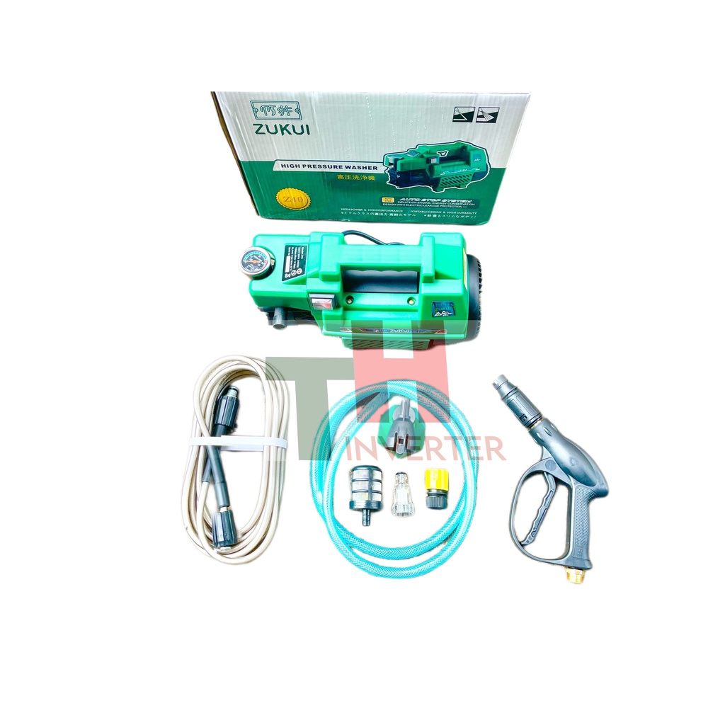 Máy xịt rửa xe cao áp Zukui Z40 2400W - Bảo hành 12 tháng