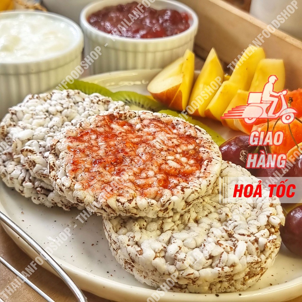 Bánh Nổ Gạo Lứt ( Cốm Gạo Lứt ) ( Bánh Healthy ) - Túi 500gram