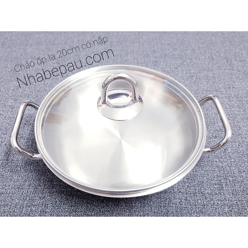 Chảo ốp la 20cm inox 304 XK