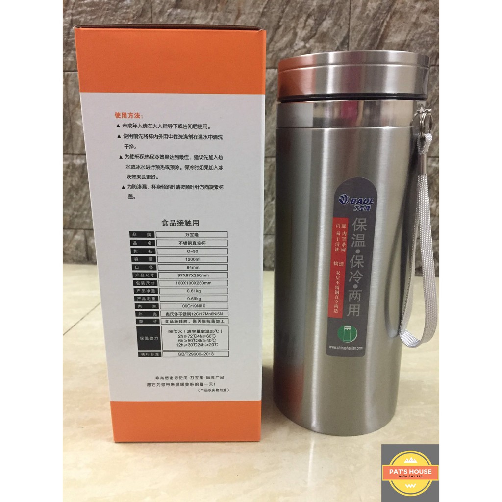 🌸[FREESHIP] Bình giữ nhiệt inox cao cấp BAOL giữ nhiệt tối ưu hơn 8h🌸 | BigBuy360 - bigbuy360.vn