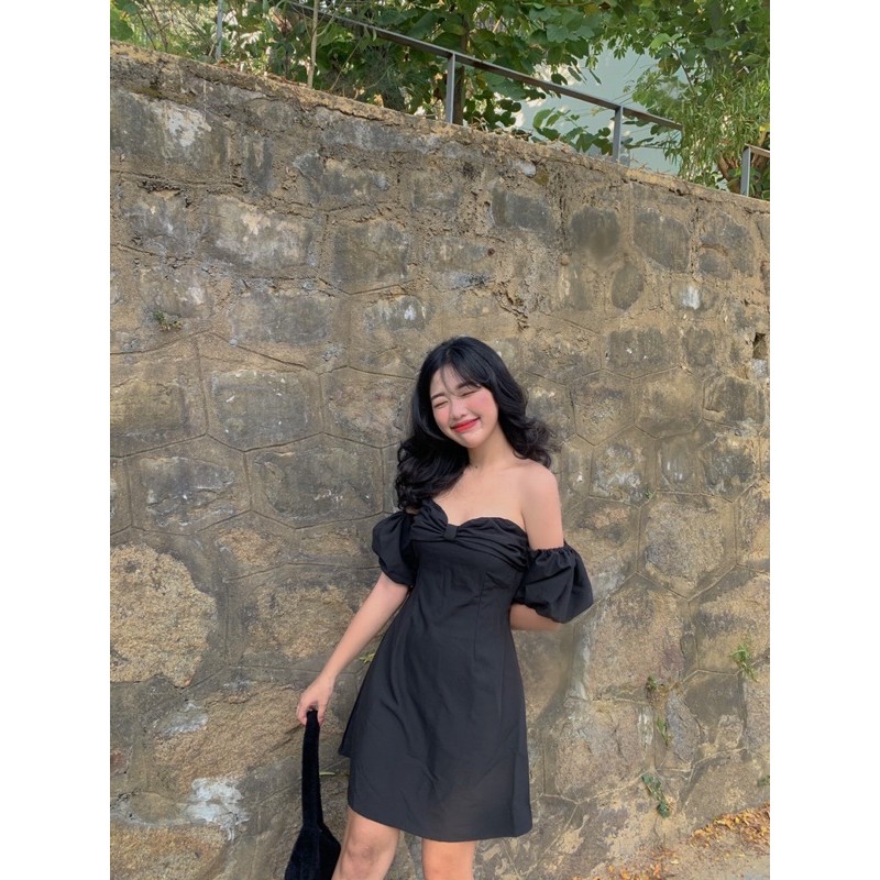 [Mã WAMT1505 giảm 10K đơn 0K] AVY DRESS - ĐẦM NƠ NGỰC TAY PHỒNG SIÊU XINH | BigBuy360 - bigbuy360.vn