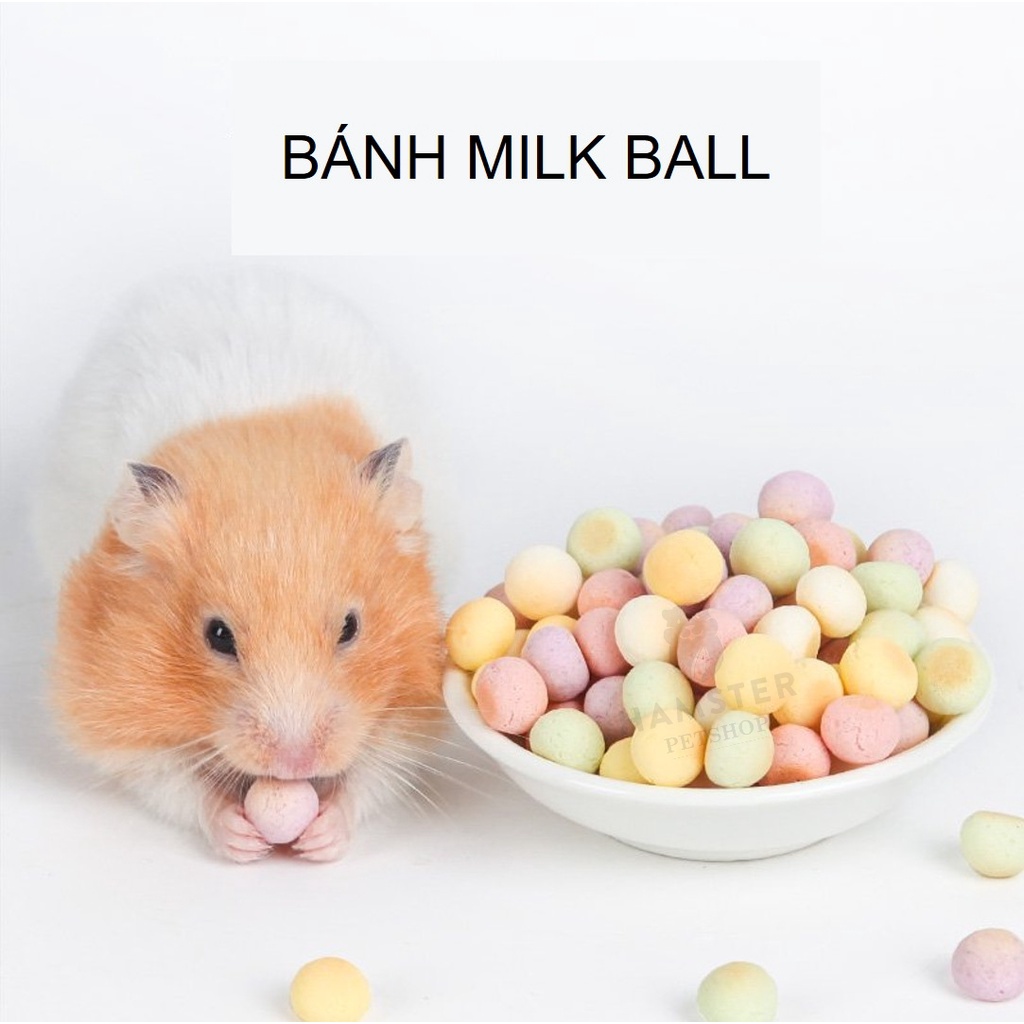 Bánh sữa Milk Ball cho Hamster, thỏ , bọ , sóc, thú cưng