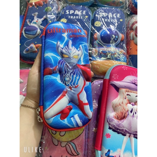 Hộp Bút Họa Tiết In Nổi 3D Sinh Động, Siêu Nhẹ, Dành Cho Bé