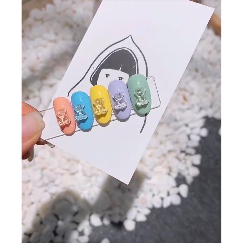 khuôn gấu hot - phụ kiện nail
