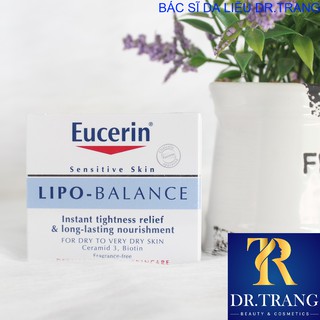 [Eucerin] Kem Dưỡng Ẩm Chuyên Sâu Eucerin Lipo Balance 50ml  Cho Da Khô