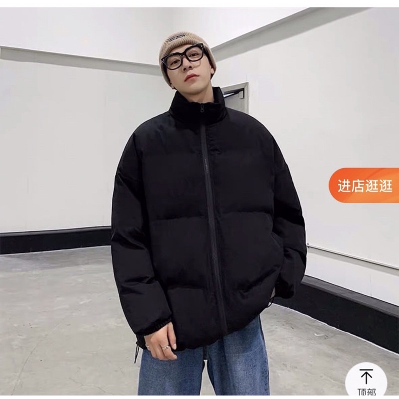 Áo khoác phao béo nam nữ Ulzzang