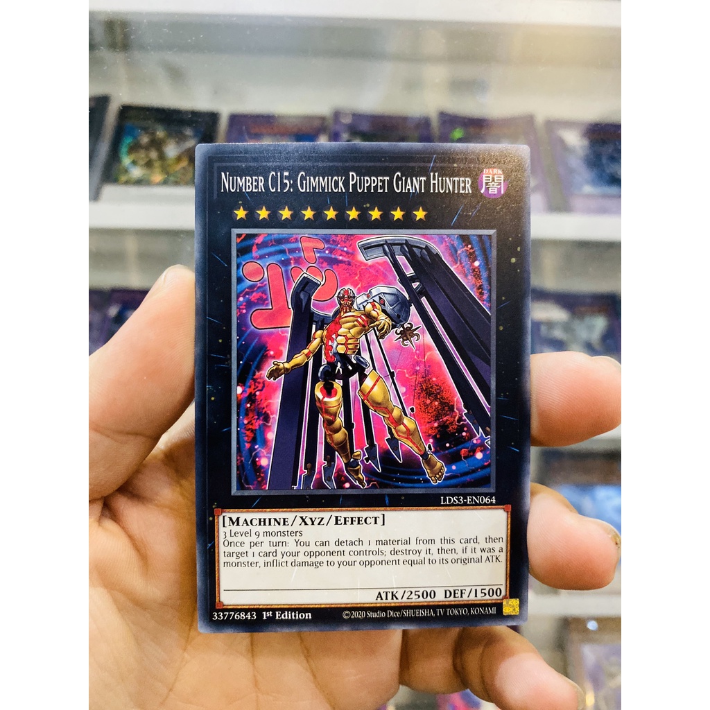 Thẻ Bài YugiOh! Mã LDS3-EN064 - Number C15: Gimmick Puppet Giant Hunter - Common - 1st Edition