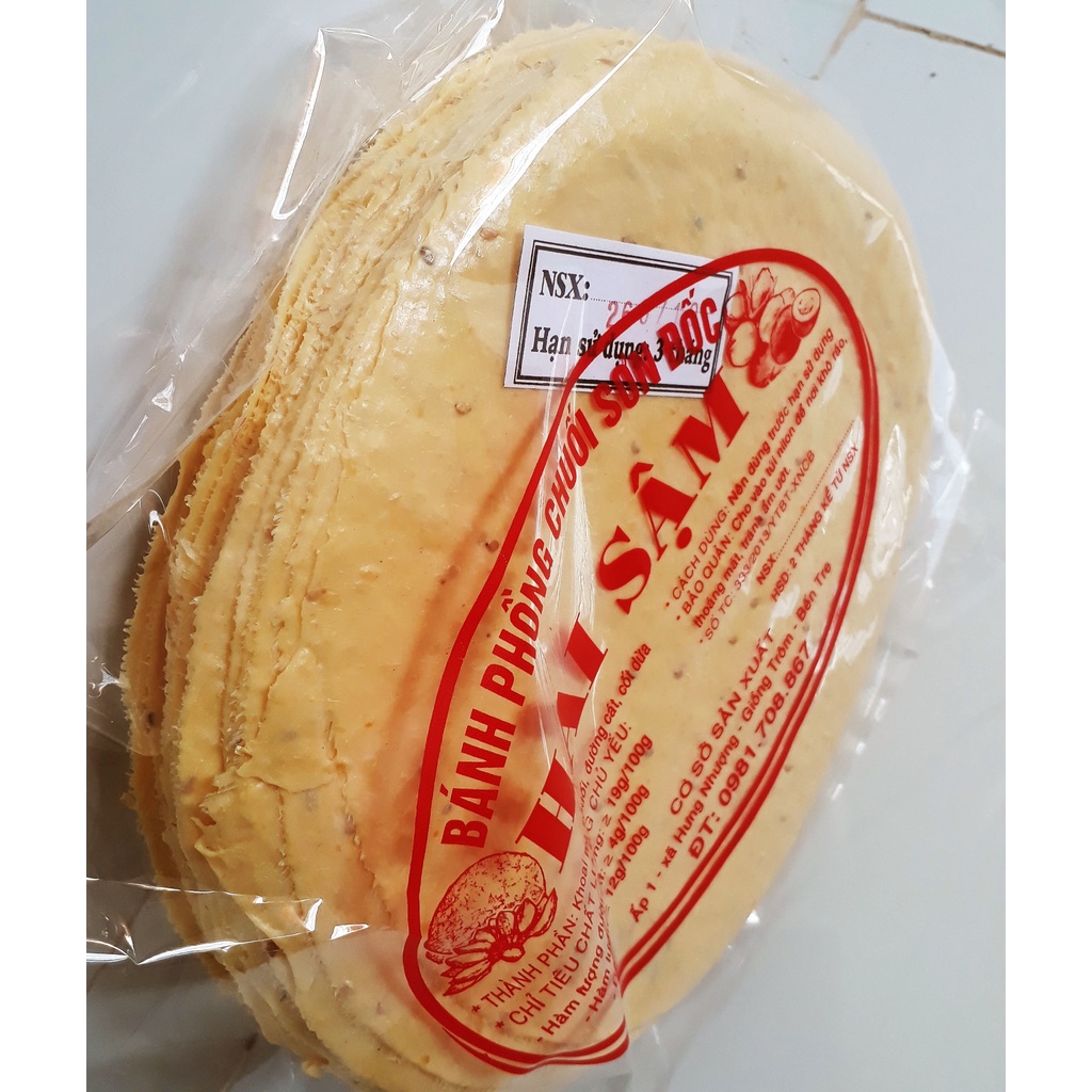 20 Bánh Phồng Mì Gừng Nước Cốt Dừa - Đặc Sản Bến Tre