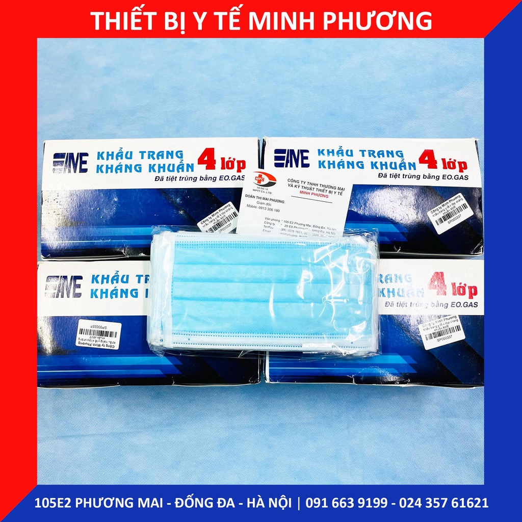 Khẩu trang y tế 3 lớp kháng khuẩn AME