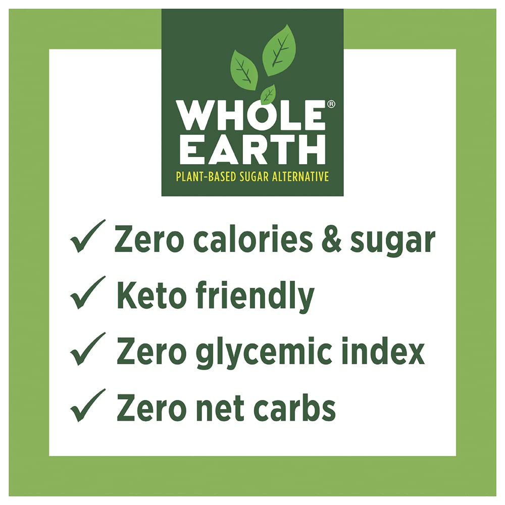 ĐƯỜNG VÀNG ĂN KIÊNG LA HÁN QUẢ Whole Earth Erythritol & Monk Fruit CHO NGƯỜI TIỂU ĐƯỜNG