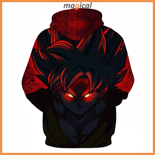 Áo hoodie Unisex in hình 3D Dragon Ball