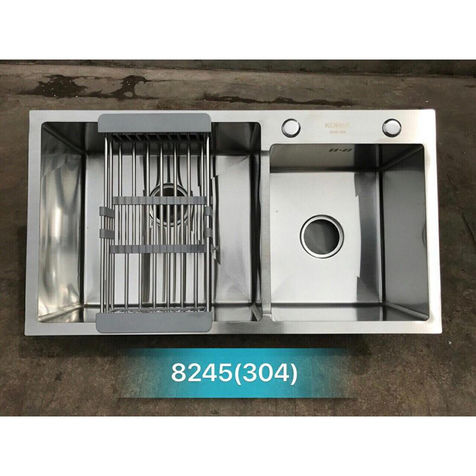 Chậu Rửa Bát Lệch INOX SUS 304 GIÁ TỐT 8245 | BigBuy360 - bigbuy360.vn