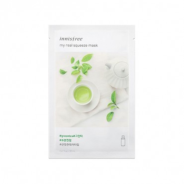 Mặt Nạ Gói Trà Xanh Innisfree It's Real Squeeze Mask Green Tea