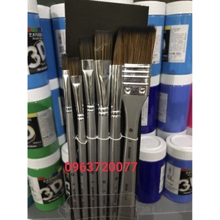 BỘ CỌ 6 CÂY THÂN BẠC SUNWAY  B304 ( 5 cây đầu bằng, 1 cây cọ tỉa nét)