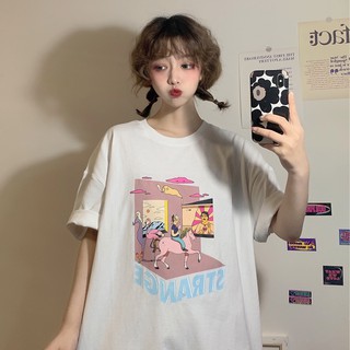 [SẴN] Áo thun nữ form rộng tay lỡ Ulzzang Quảng Châu ATR14