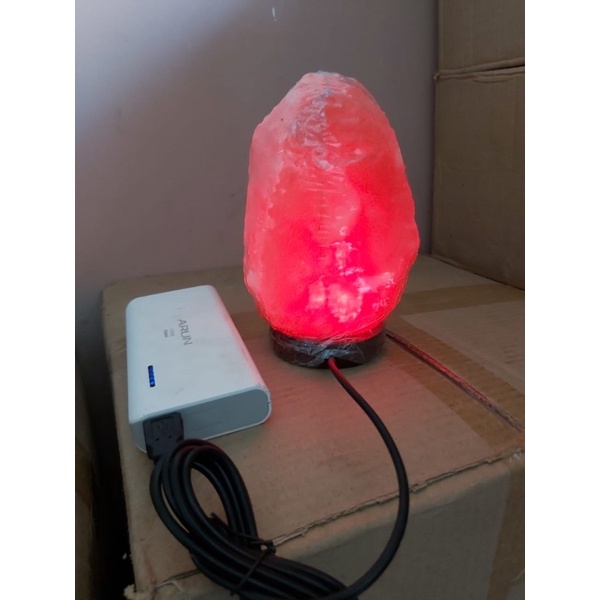 Đèn đá muối Himalaya 2-3kg phong thuỷ, tài lộc