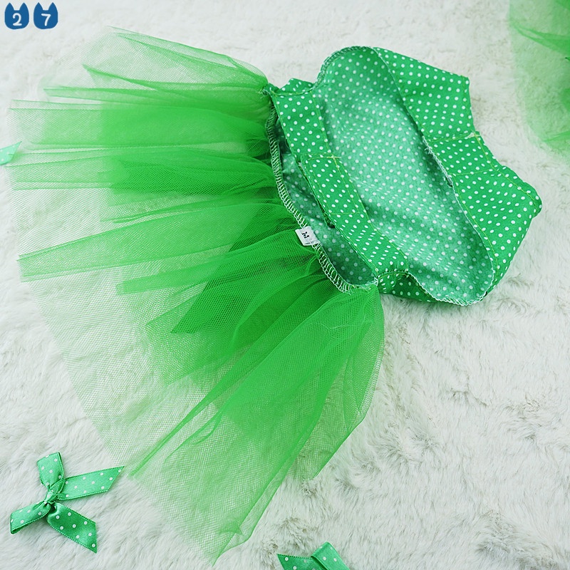 Đầm Xòe Thắt Nơ Dễ Thương Cho Thú Cưng 27 Size XS-2XL
