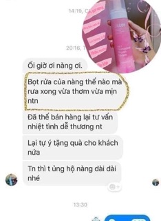 Bọt rửa bím PINK 2!Lady( Hồng)