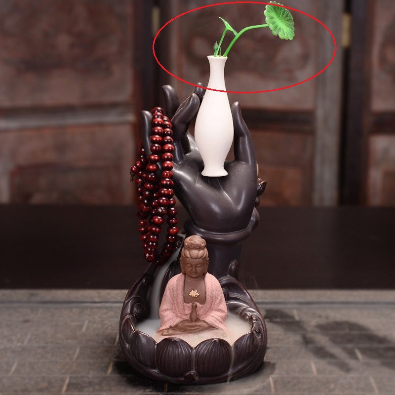 Lá sen nhựa phụ kiện trang trí cho thác khói, thác nước phong thủy