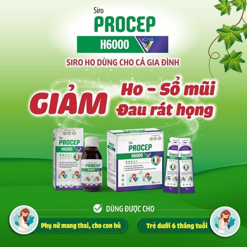 Siro ho thảo dược Procep H6000