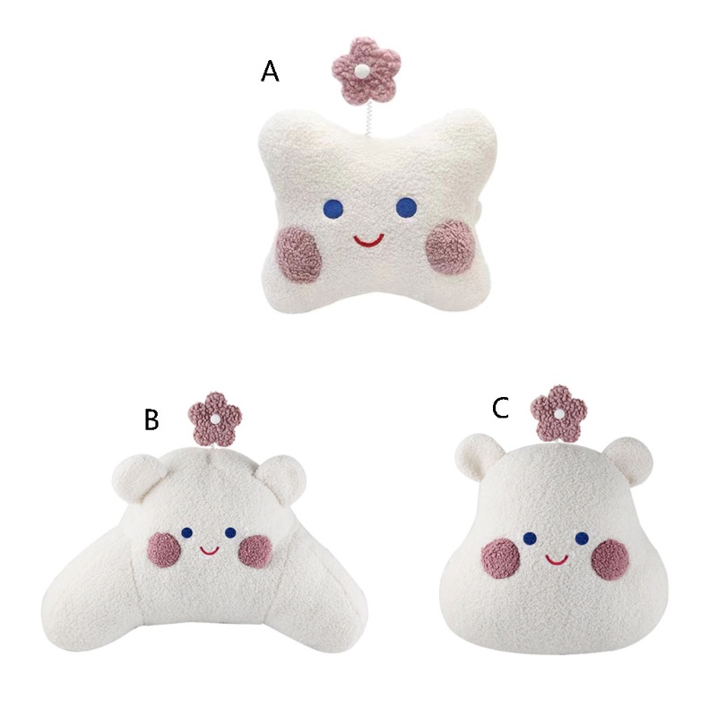 Gối Kê Cổ/Vai/Tựa Đầu Mềm Mại In Hình Hoa Hoạt Hình