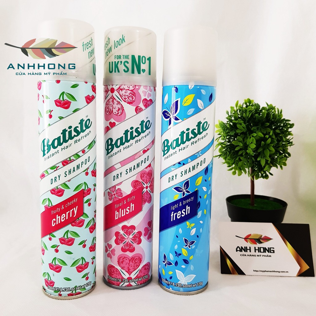 Dầu gội khô Batiste Dry Shampoo 200ml | BigBuy360 - bigbuy360.vn