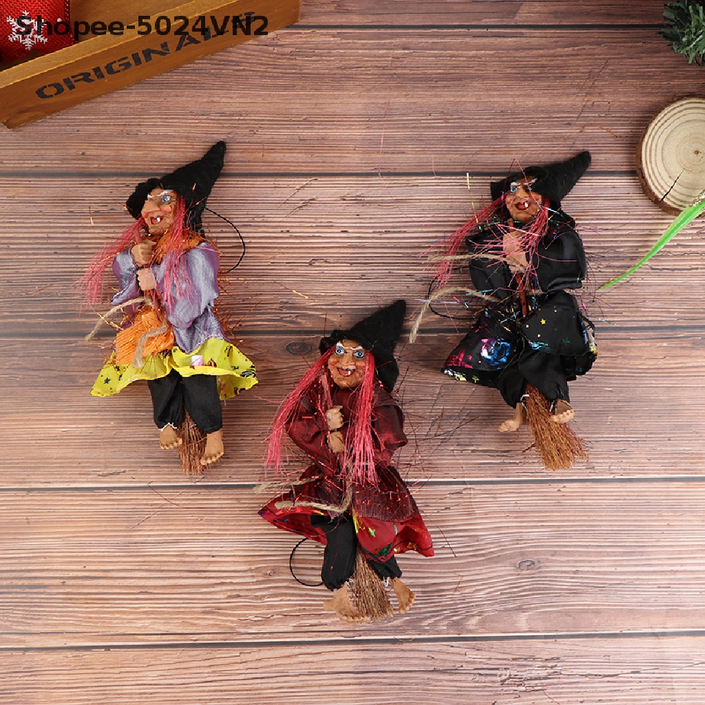 [Mới &amp; Halloween] Mô Hình Phù Thủy Trang Trí Halloween Kinh Dị DIY