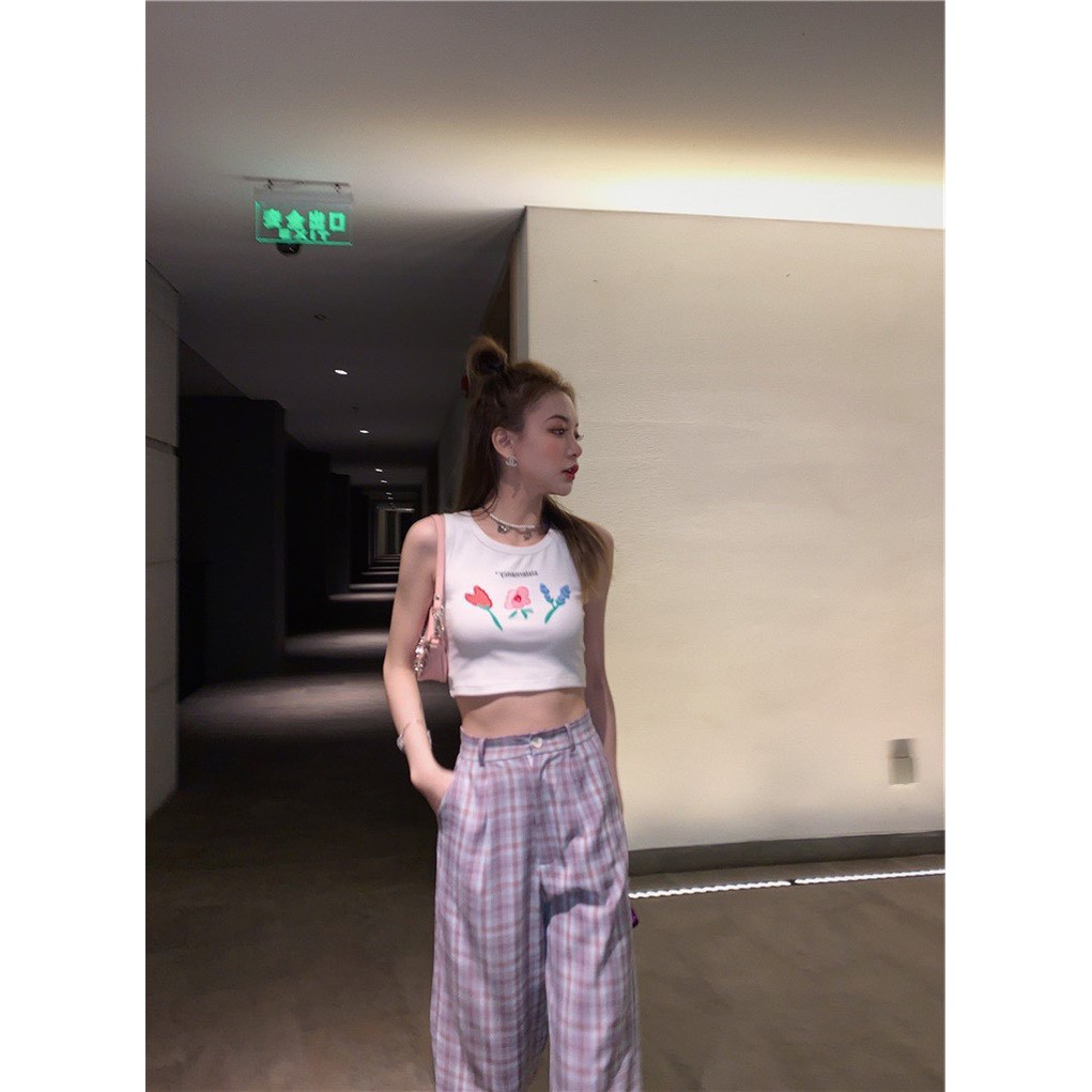 SET THỂ THAO ÁO CROPTOP + QUẦN SỌC RÚT ỐNG - B0489