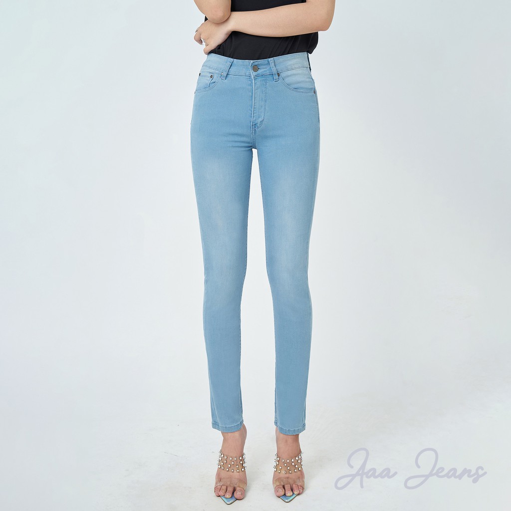 Quần Jean Nữ Ống Đứng Lưng Cao Aaa Jeans Nhiều Màu Size 26-32 | BigBuy360 - bigbuy360.vn