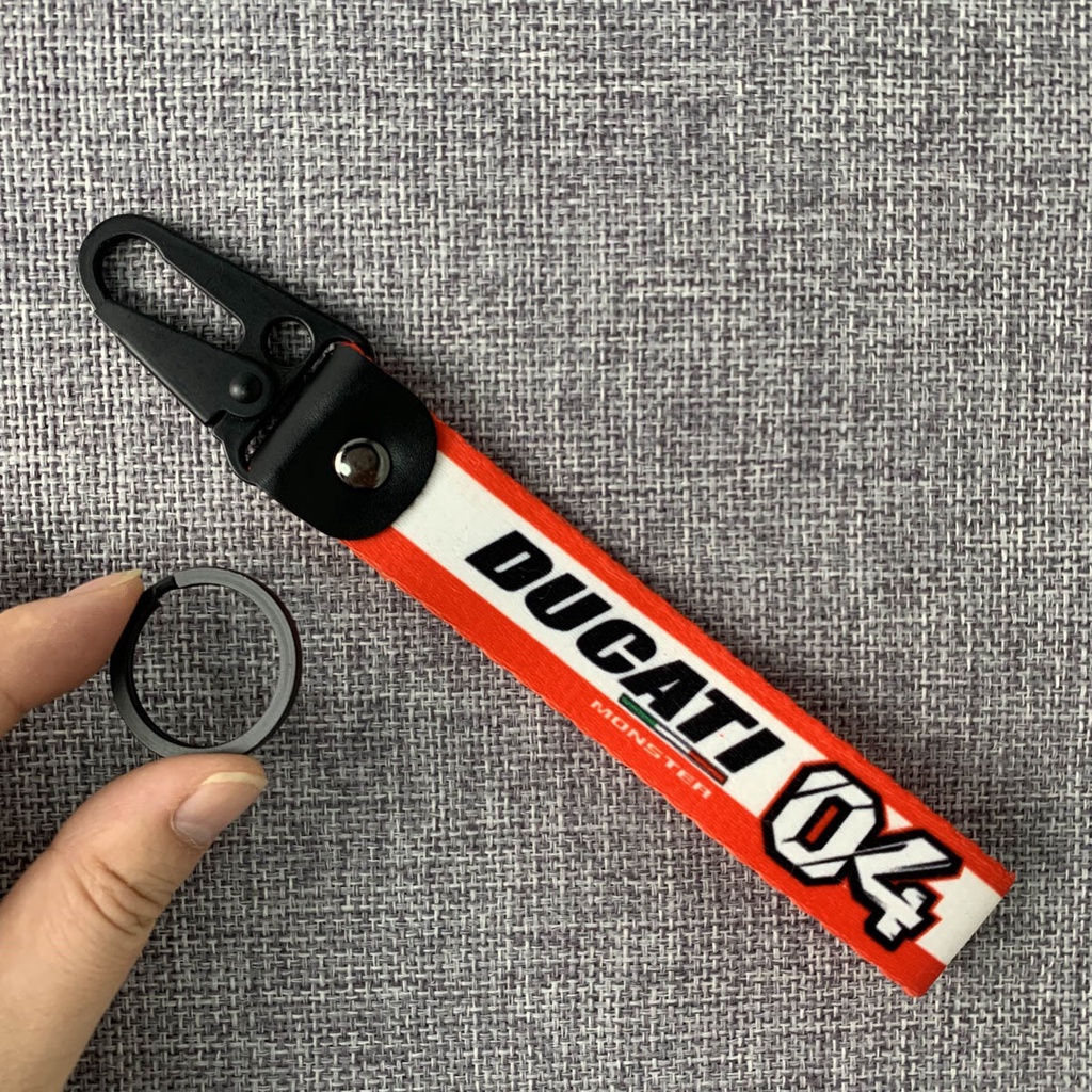 Miếng Dán Phản Quang 3D Bằng Da Nylon Chống Thấm Nước Trang Trí Xe Mô Tô DUCATI