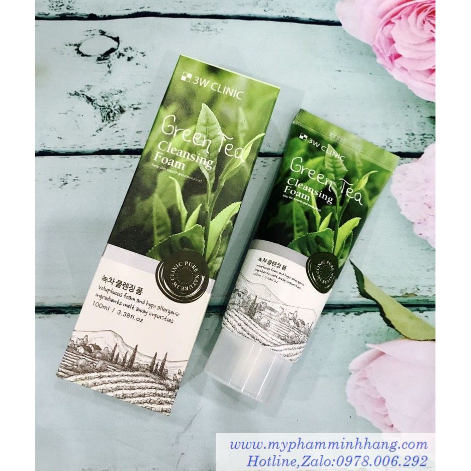 Sữa Rửa Mặt 3w Clicnic Hàn Quốc Mẫu Mới Nhất Siêu Hot