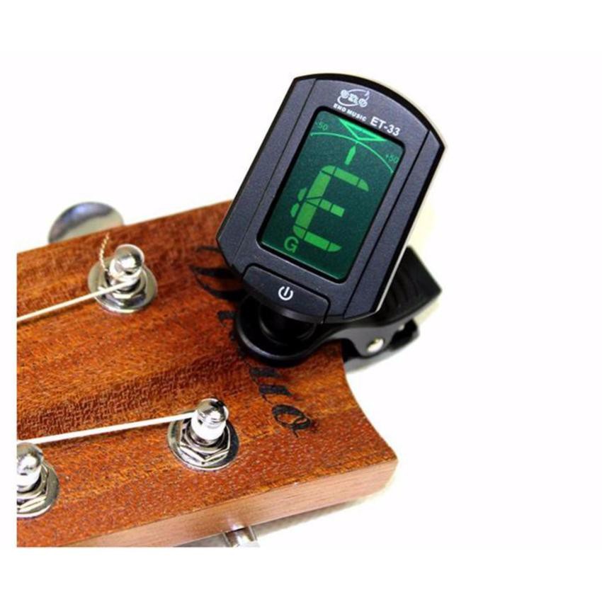 Máy Lên Dây Tuner Guitar Ukulele Enos ET33 Aroma AT01A