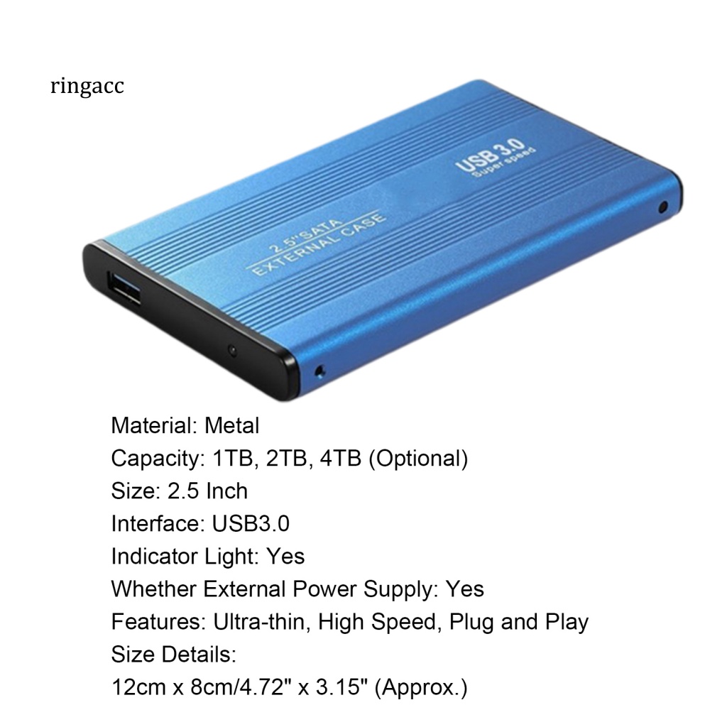 Ổ Cứng Di Động 2.5-inch 1TB 2TB 4TB USB3.0 Dung Lượng Lớn