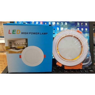 Đèn LED âm trần downlight 3 màu viền vàng-7W,9W,12W